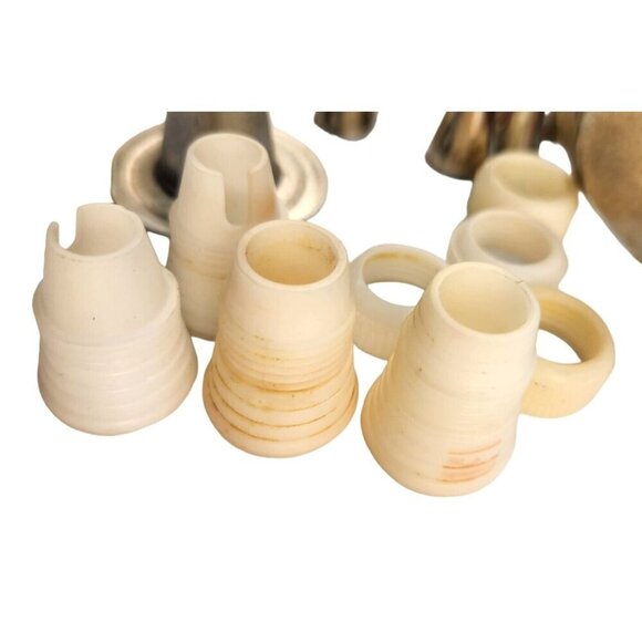 Aluminum & Copper Cookie Press & Icing Set With Pastry Piping Tips - Picture 10 of 15